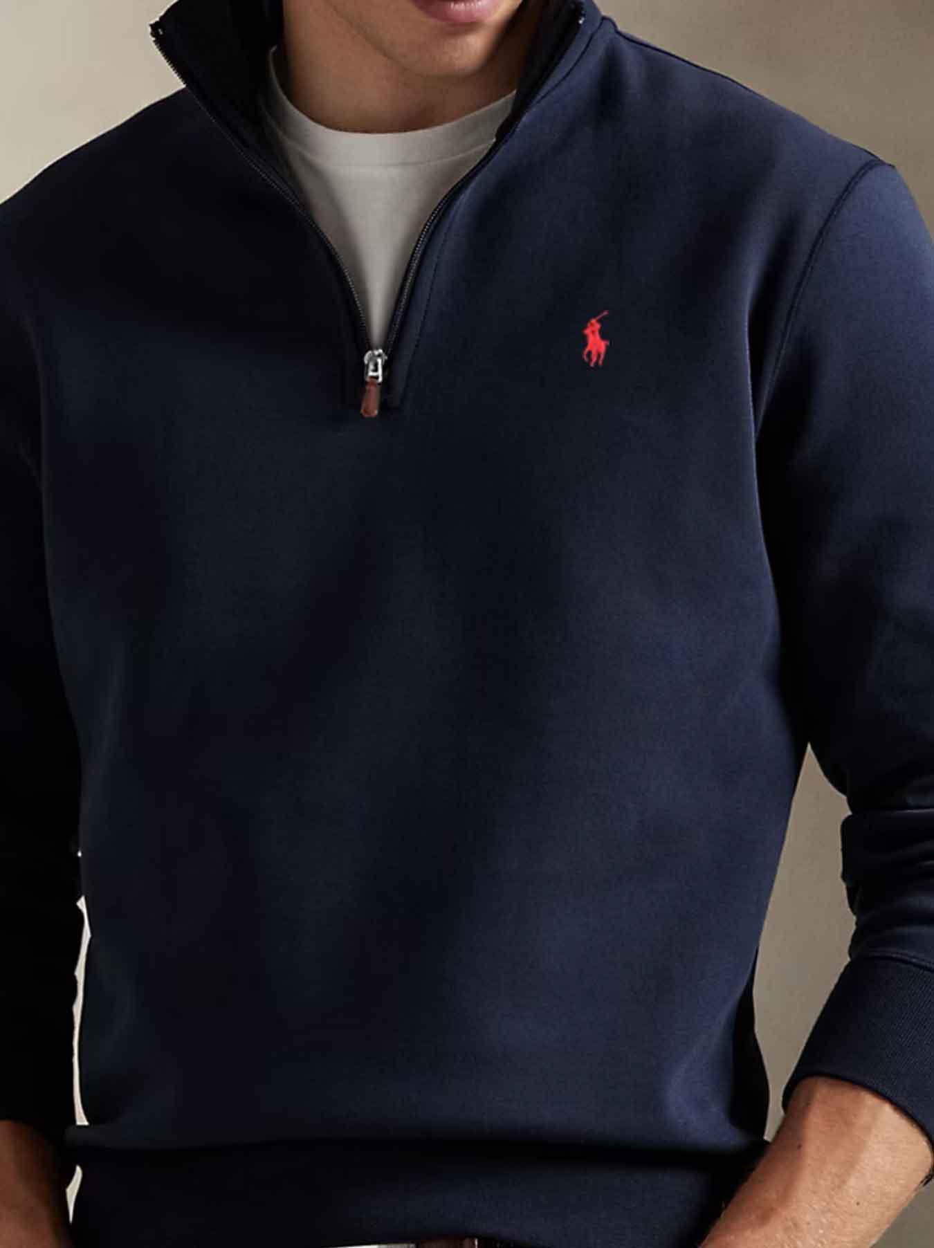 Polo Ralph Lauren - Halb-Zip Pullover - Marineblau