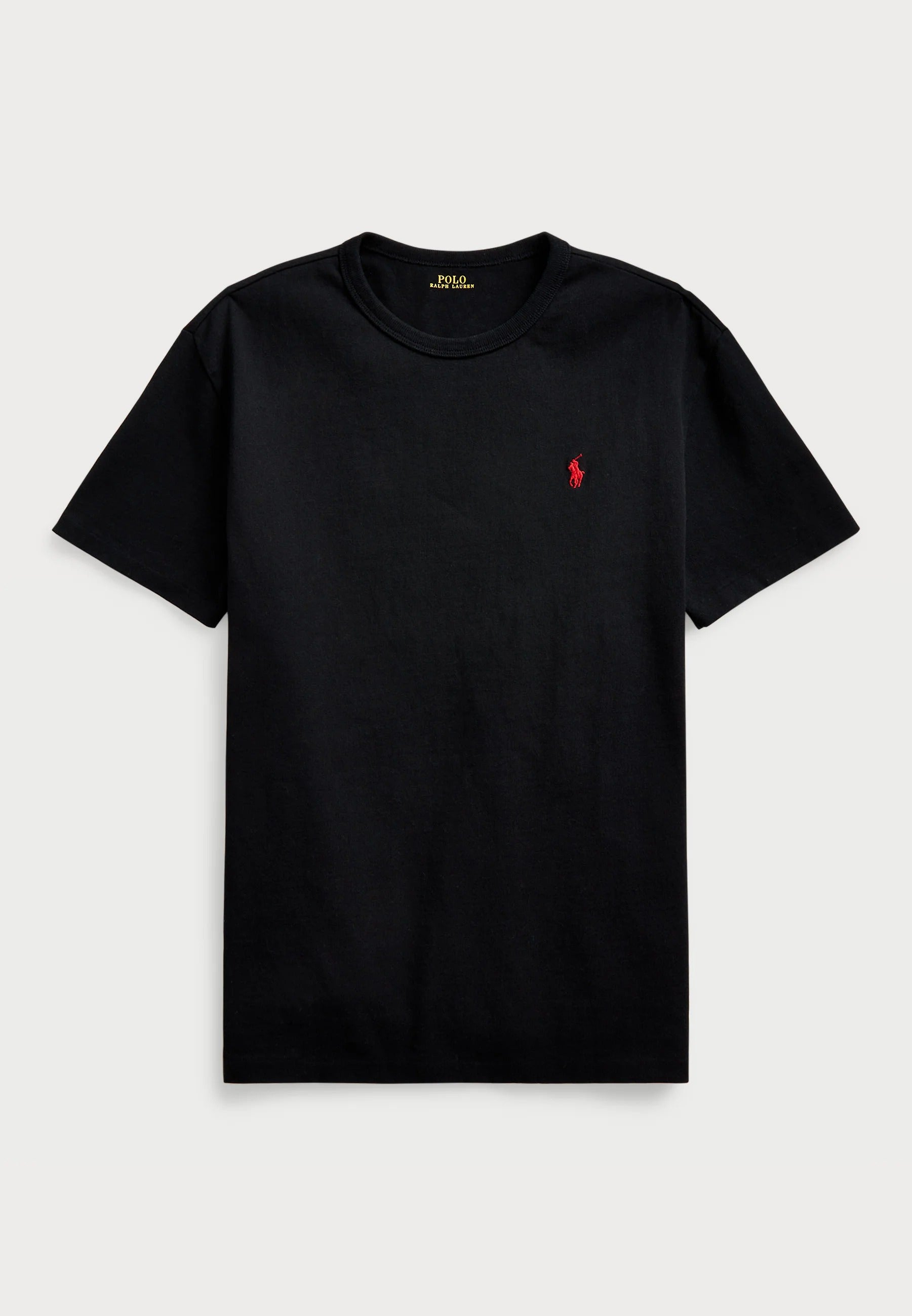 Polo Ralph T-Shirt Rotes Logo - Schwarz