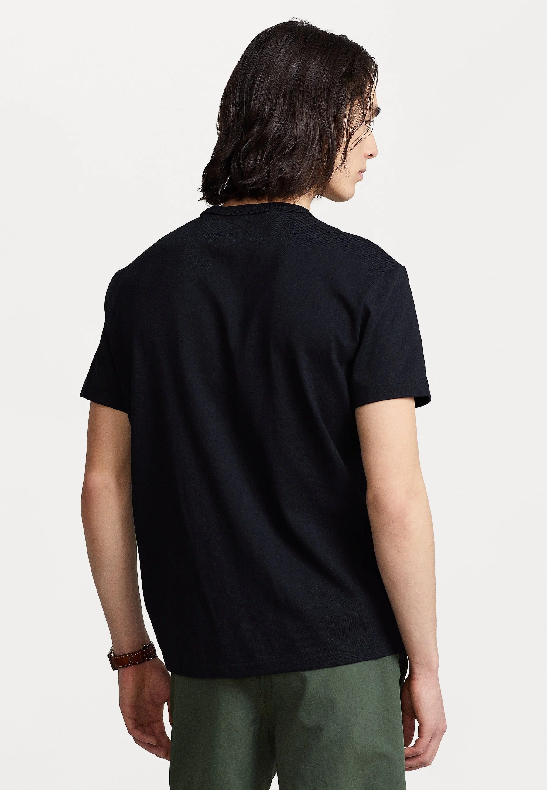 Polo Ralph T-Shirt Rotes Logo - Schwarz