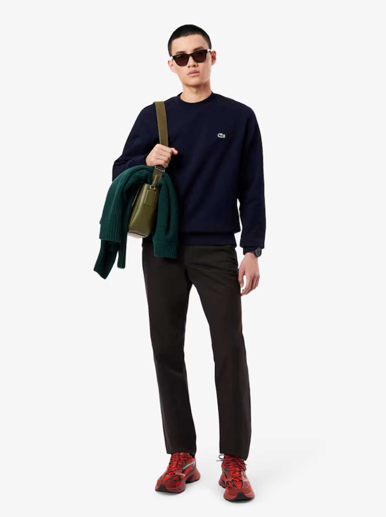 Lacoste Herren - Lacoste Basic Sweatshirt - Marineblau