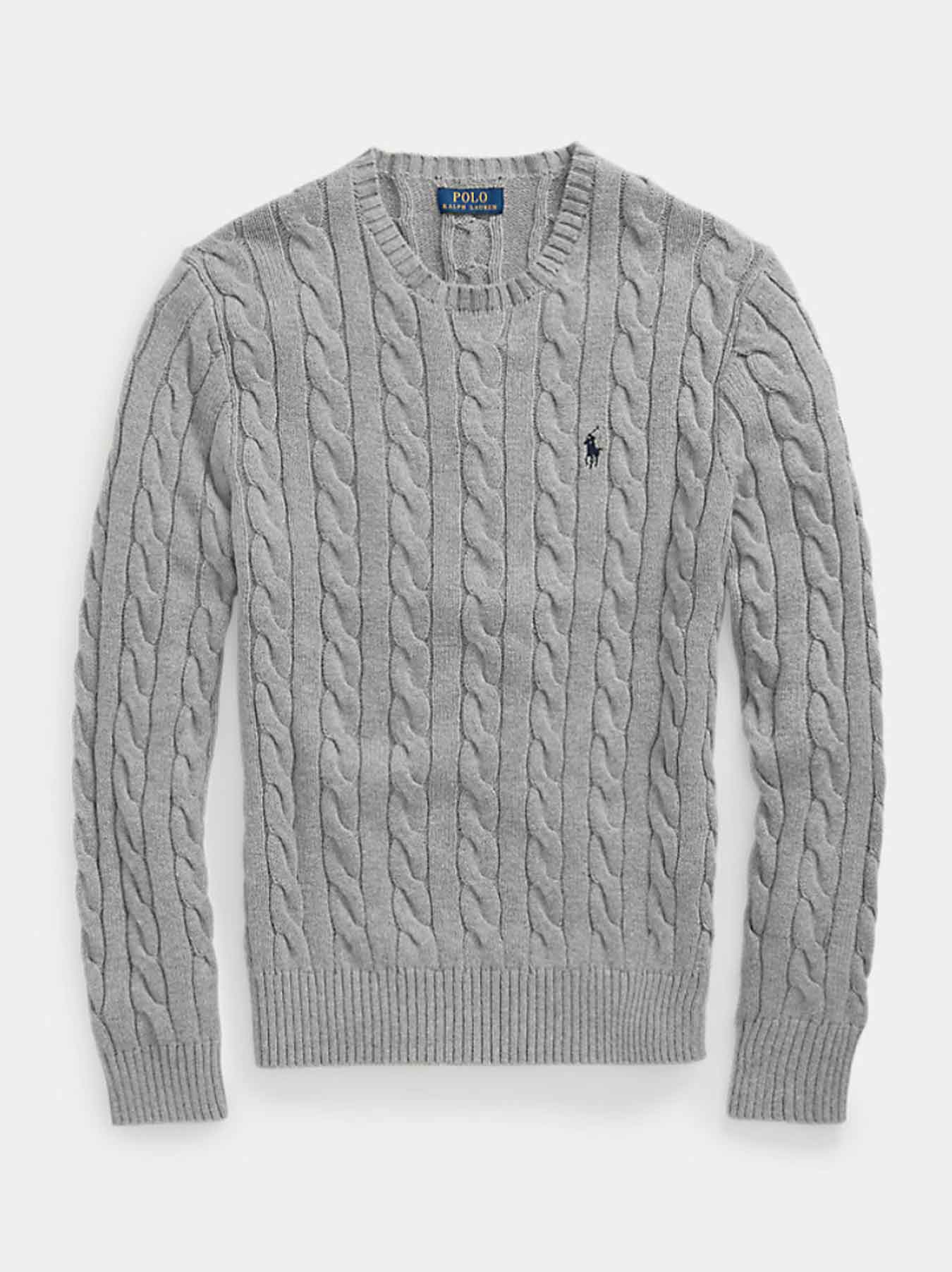 Polo Ralph Lauren Kabelstrickpullover - Grau
