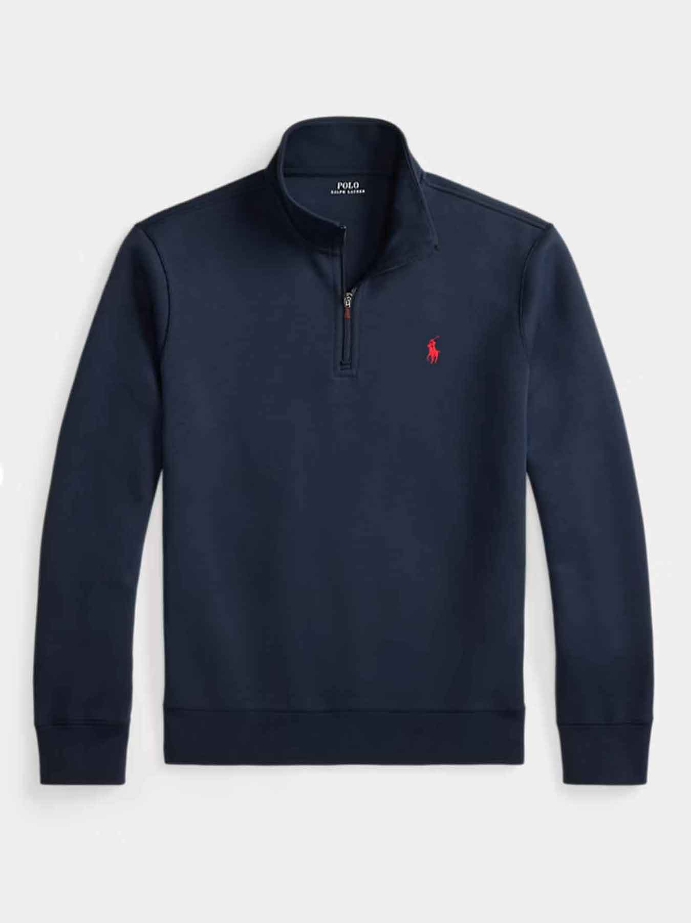 Polo Ralph Lauren - Halb-Zip Pullover - Marineblau