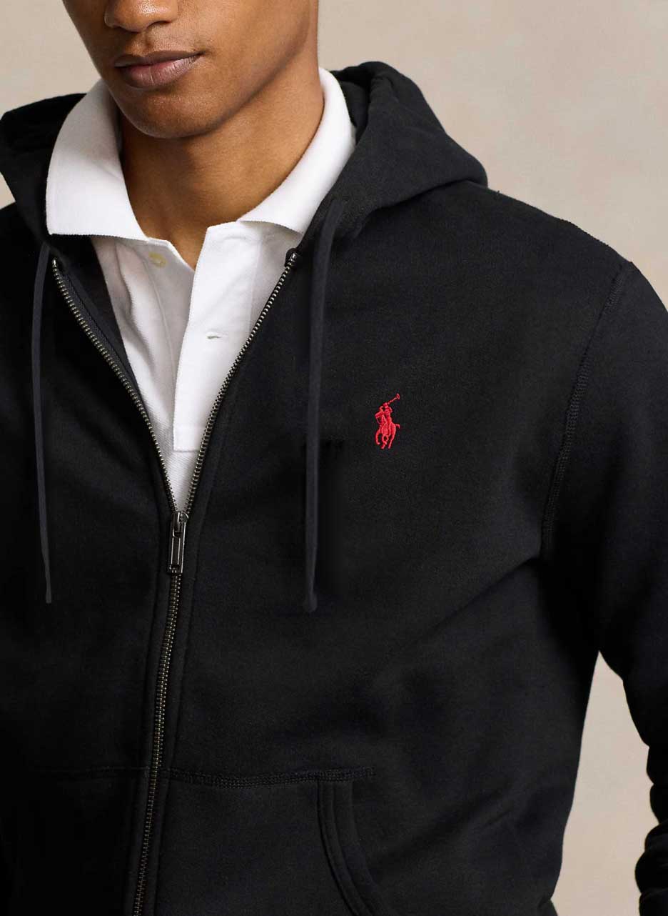 Polo Ralph Lauren Baumwollmischung Hoodie – Schwarz