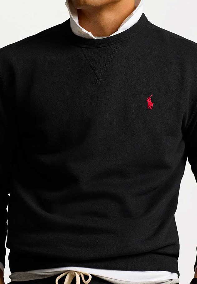 Polo Ralph Lauren Kabelstrickpullover - Schwarz