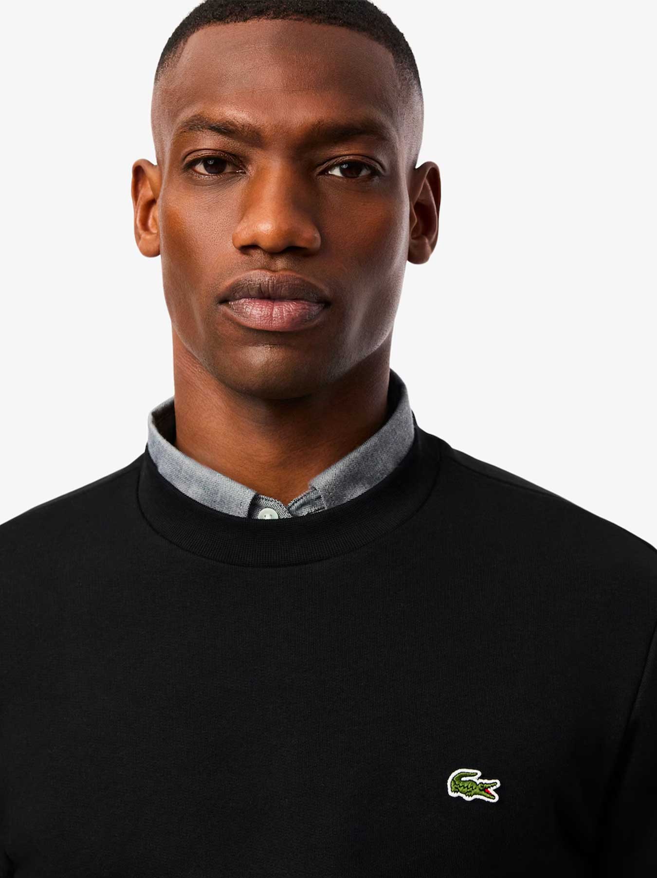 Lacoste Herren - Lacoste Basic Sweatshirt - Schwarz