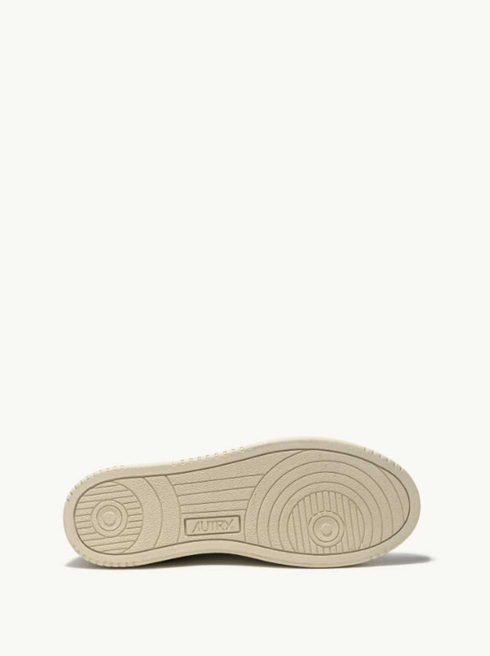 AUTRY - White/Green with Beige Suede