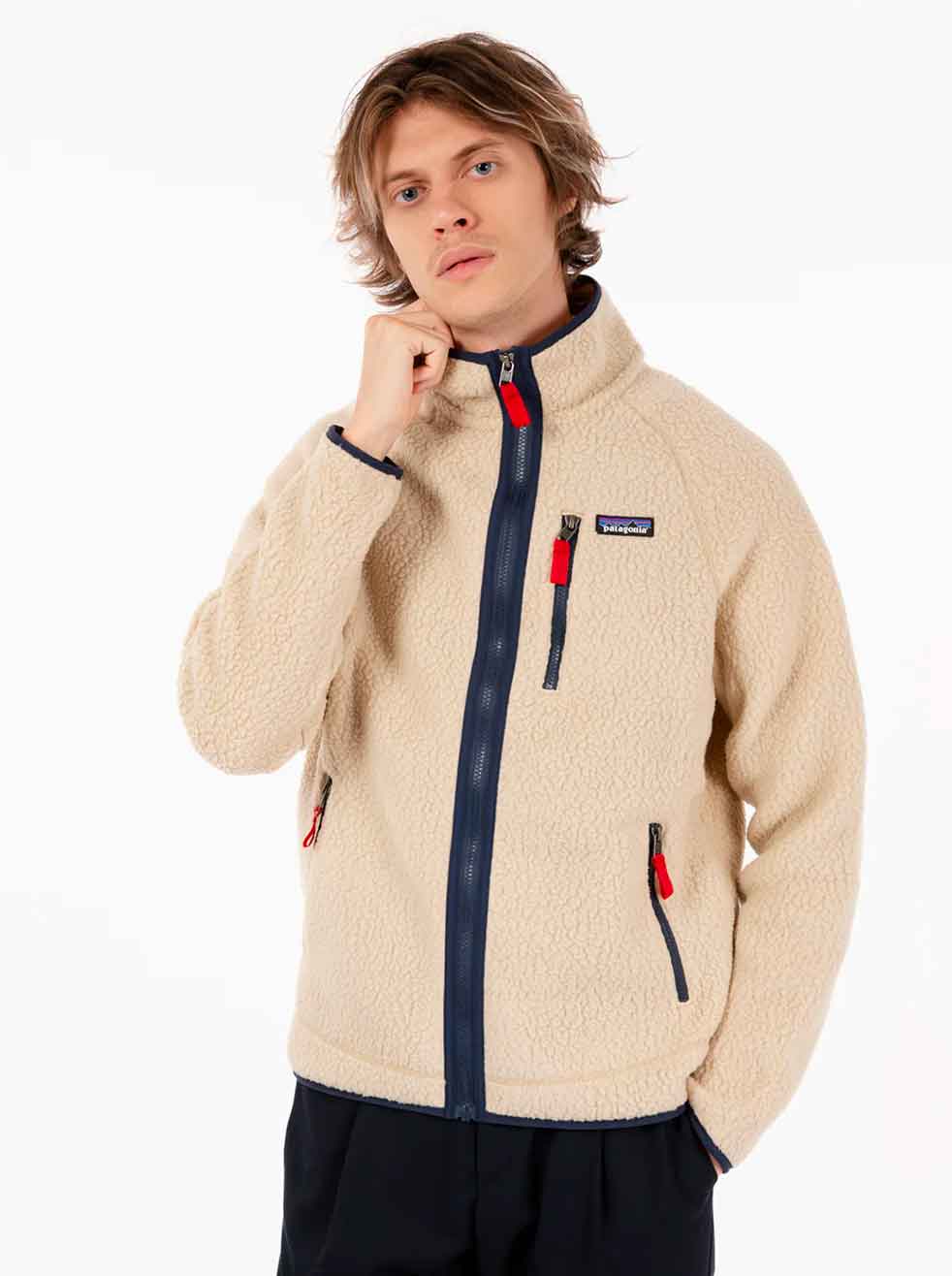 PATAGONIA Retro Pile Fleece Jacket – White