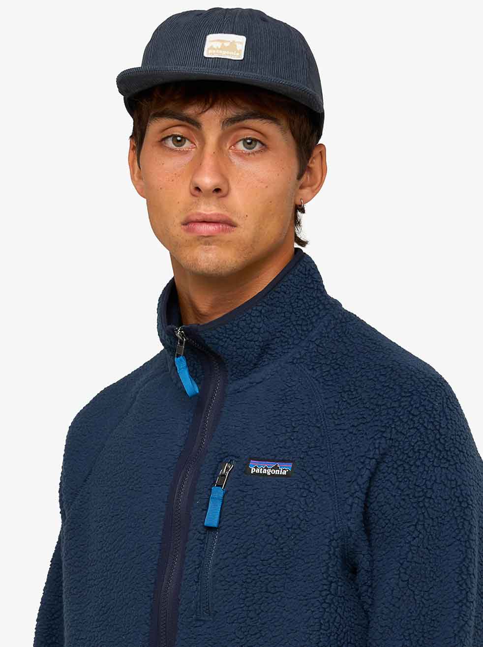 PATAGONIA Retro Pile Fleece Jacket – Navy Blue