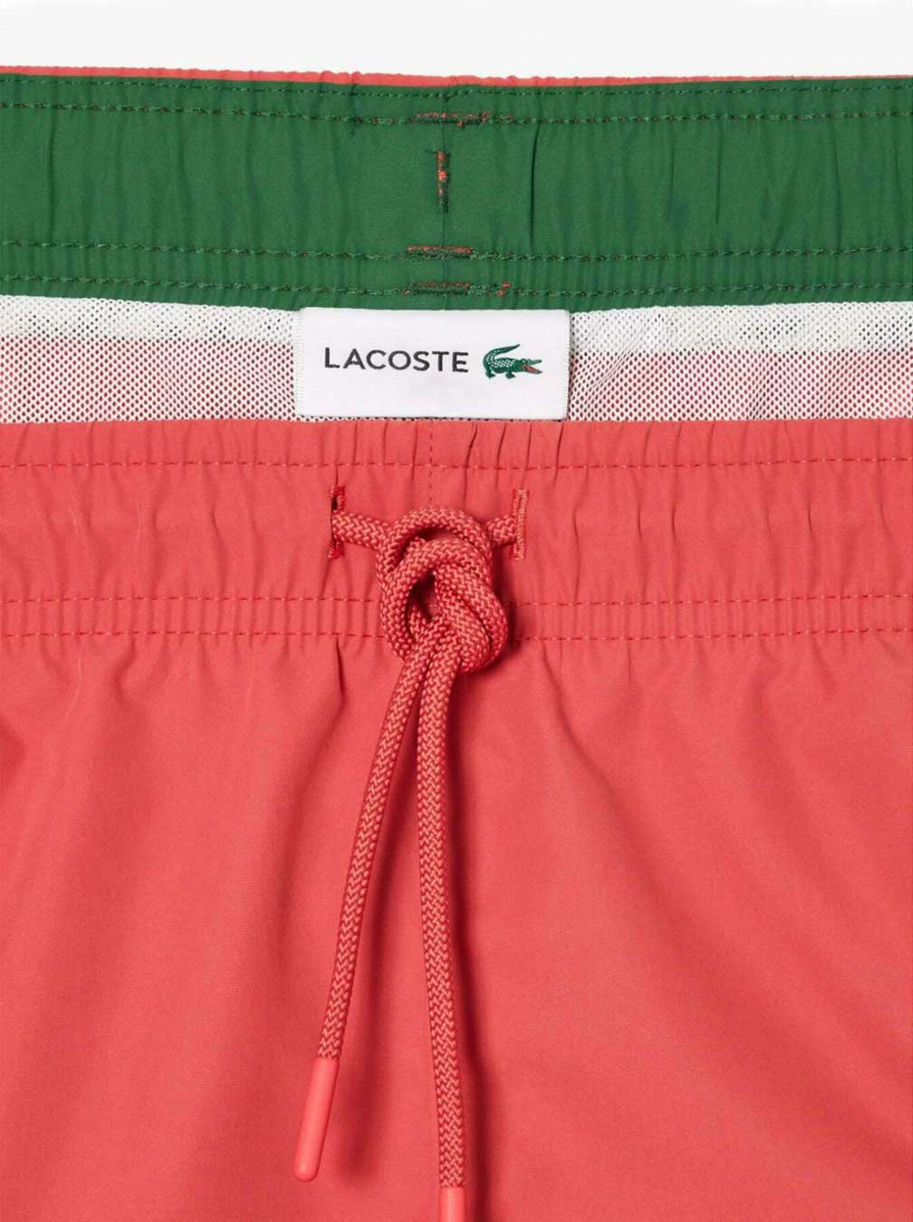 Lacoste - Badeshorts - Rot