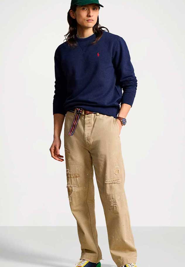 Polo Ralph Lauren Kabelstrickpullover - Schwarz