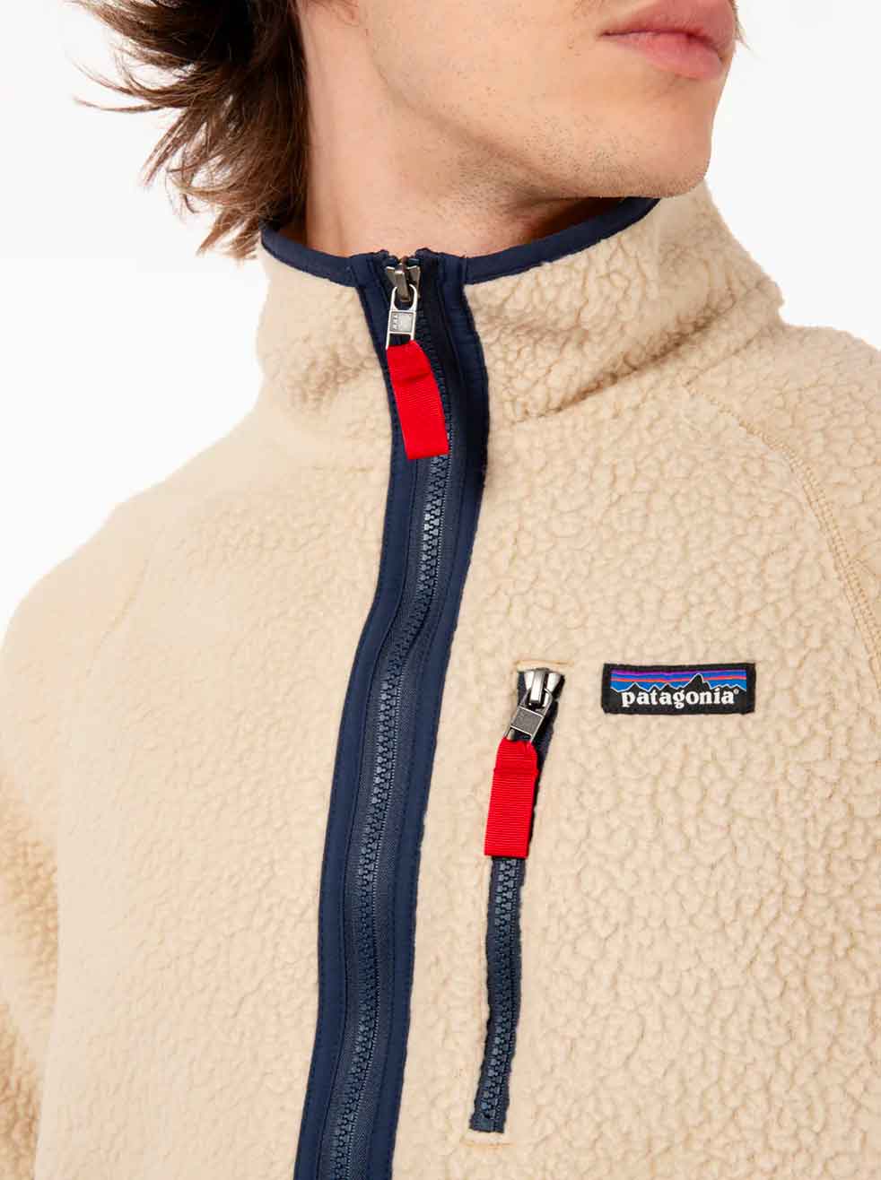 PATAGONIA Retro Pile Fleece Jacket – White