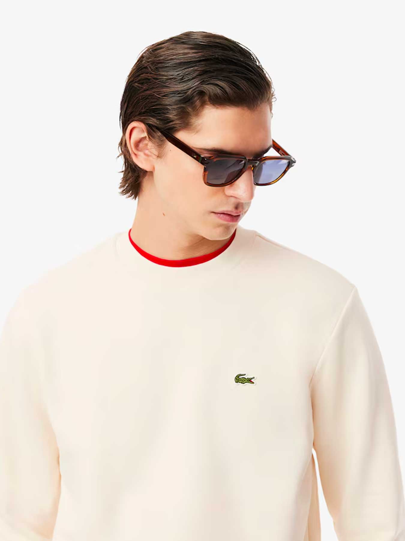 Lacoste Herren - Lacoste Basic Sweatshirt - Weiß