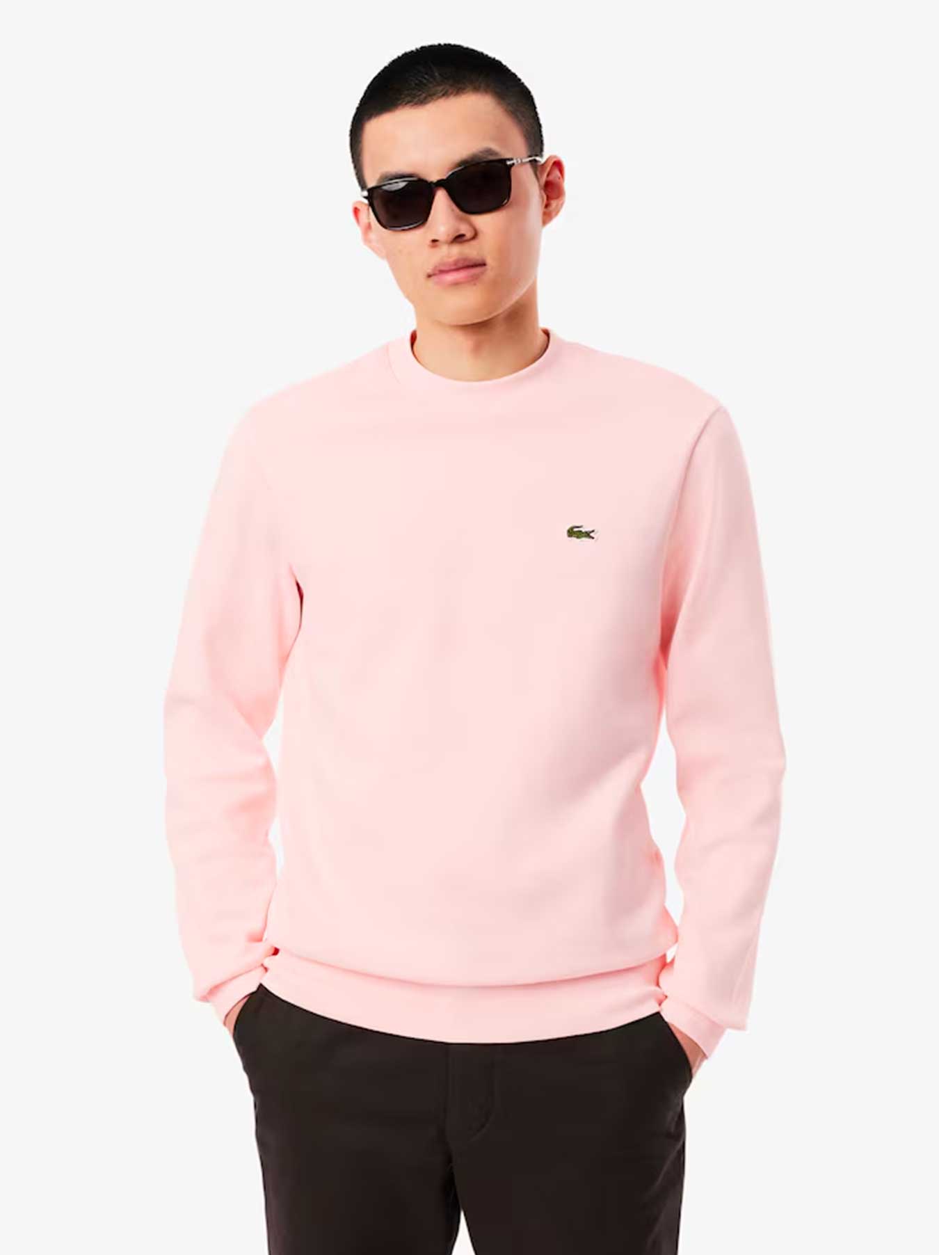 Lacoste Herren - Lacoste Basic Sweatshirt - Pink